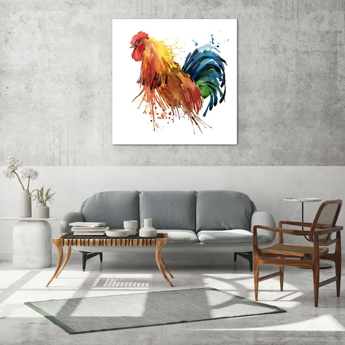 Impression sur verre - Image sur verre - Robe royale, fierté royale - 30x30 cm