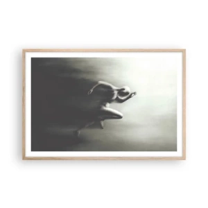 Affiche dans un chêne clair - Poster - Inarrêtable - 91x61 cm