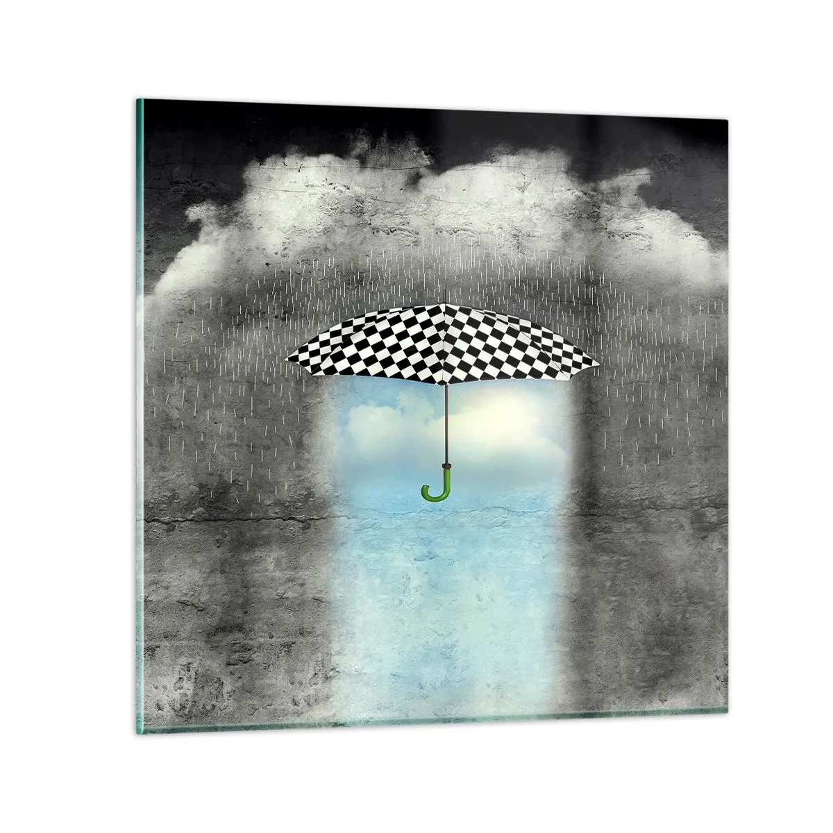 Impression sur verre - Image sur verre - Et pourtant c'est possible - 40x40 cm