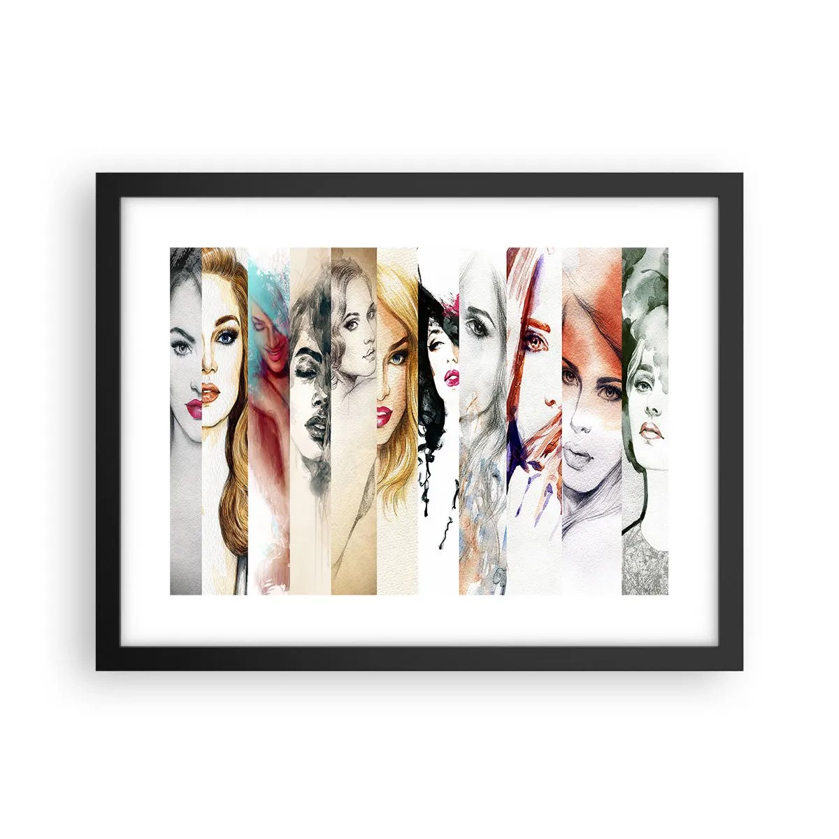 Affiche dans un cadre noir - Poster - Et c'est toujours TOI - 40x30 cm