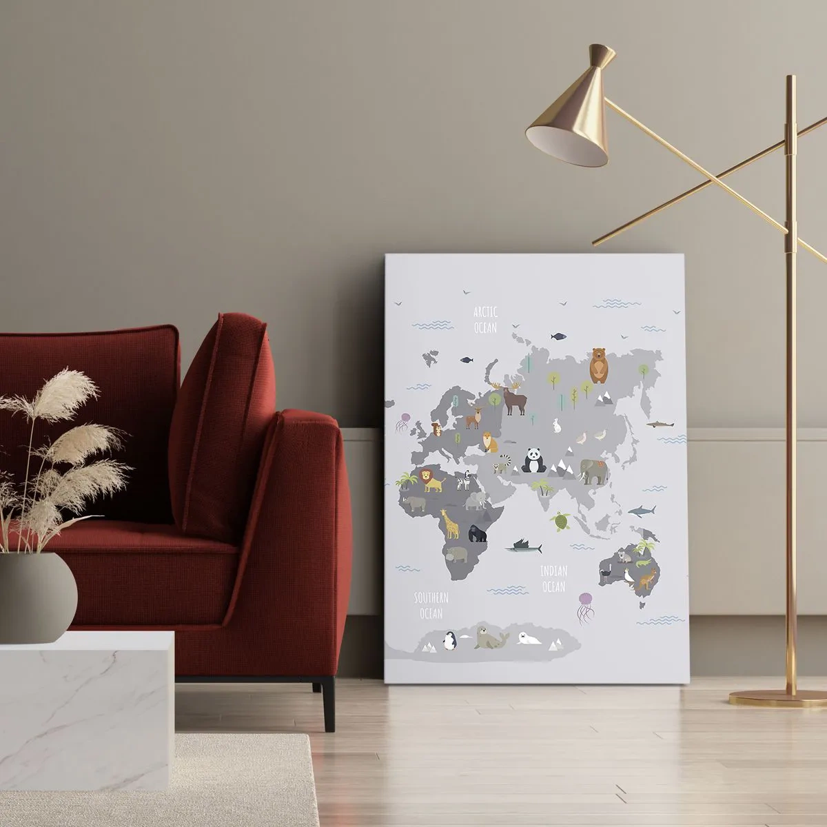 Impression sur toile - Image sur toile - Dis-moi d'où tu viens... - 65x120 cm