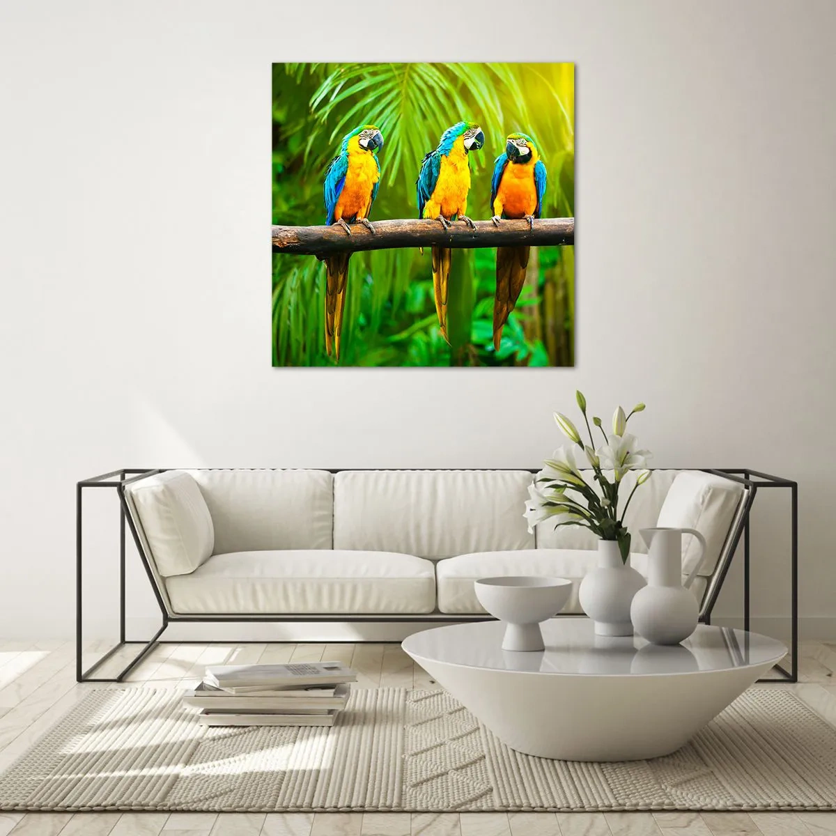 Impression sur verre - Image sur verre - Et avez-vous entendu qu'elle ...? - 60x60 cm