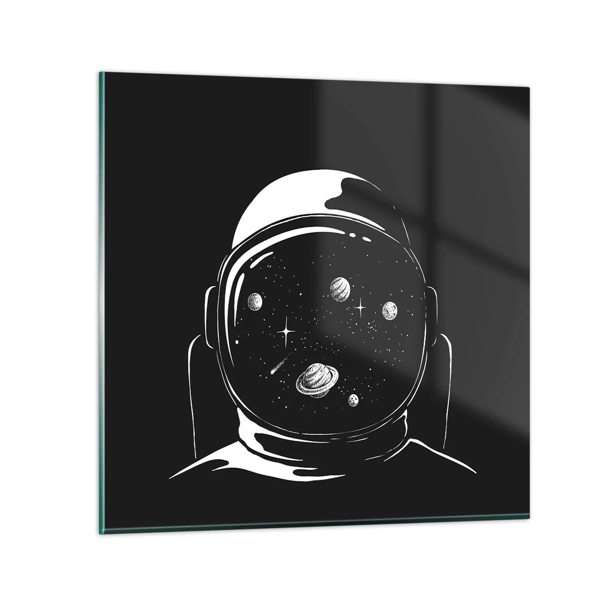 Impression sur verre - Image sur verre - Sympa la vue - 70x70 cm