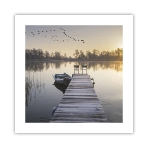 Affiche - Poster - Je reviendrai - 40x40 cm