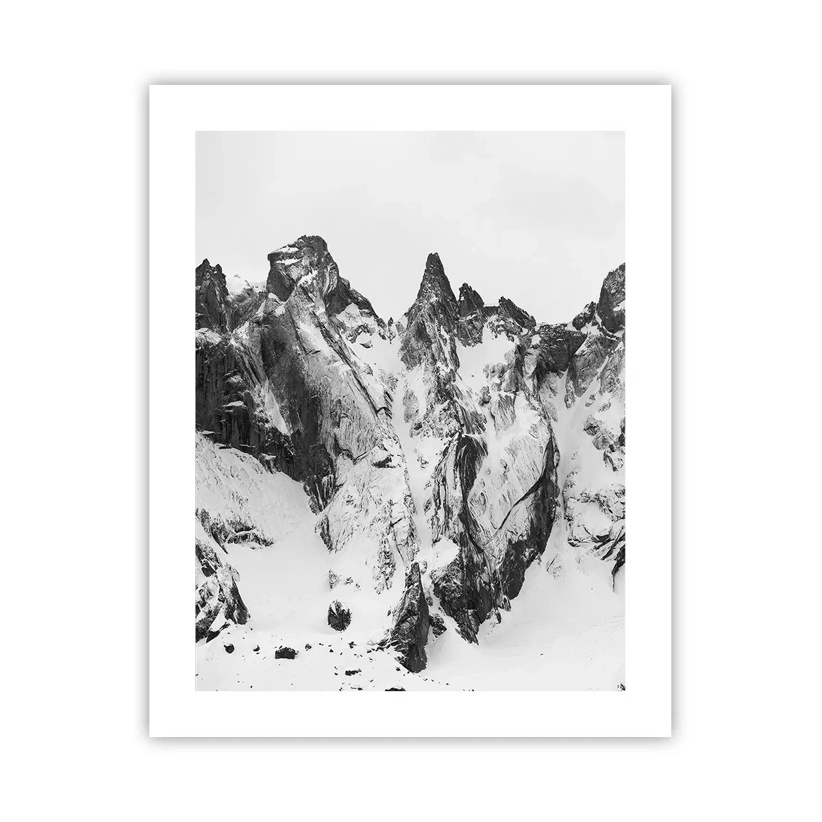 Affiche - Poster - Crête dangereuse de granit - 40x50 cm