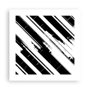 Affiche - Poster - Une composition intense et dynamique - 40x40 cm