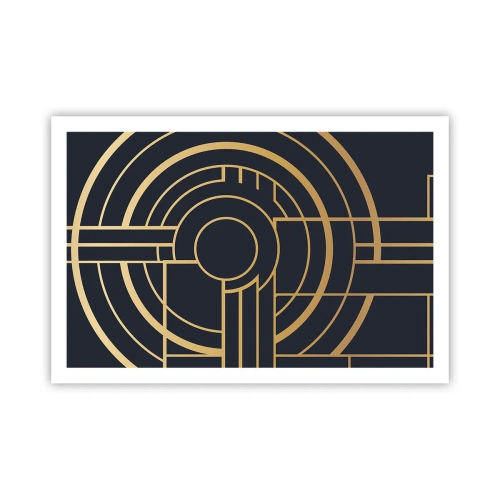 Affiche - Poster - Rotation des éléments - 91x61 cm