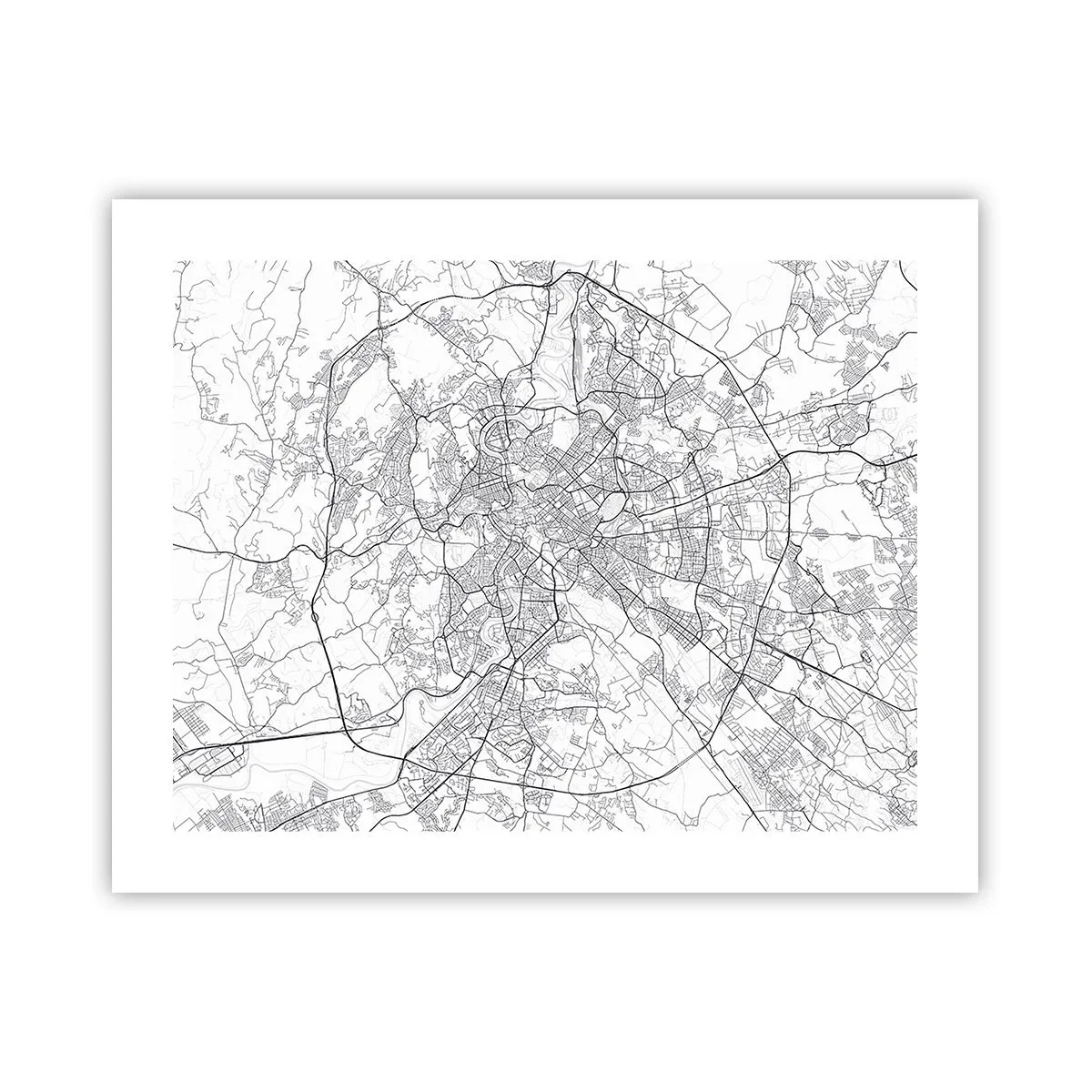 Affiche - Poster - Cercle romain - 50x40 cm