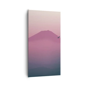 Impression sur toile - Image sur toile - Des pèlerins au dessus des nuages - 65x120 cm