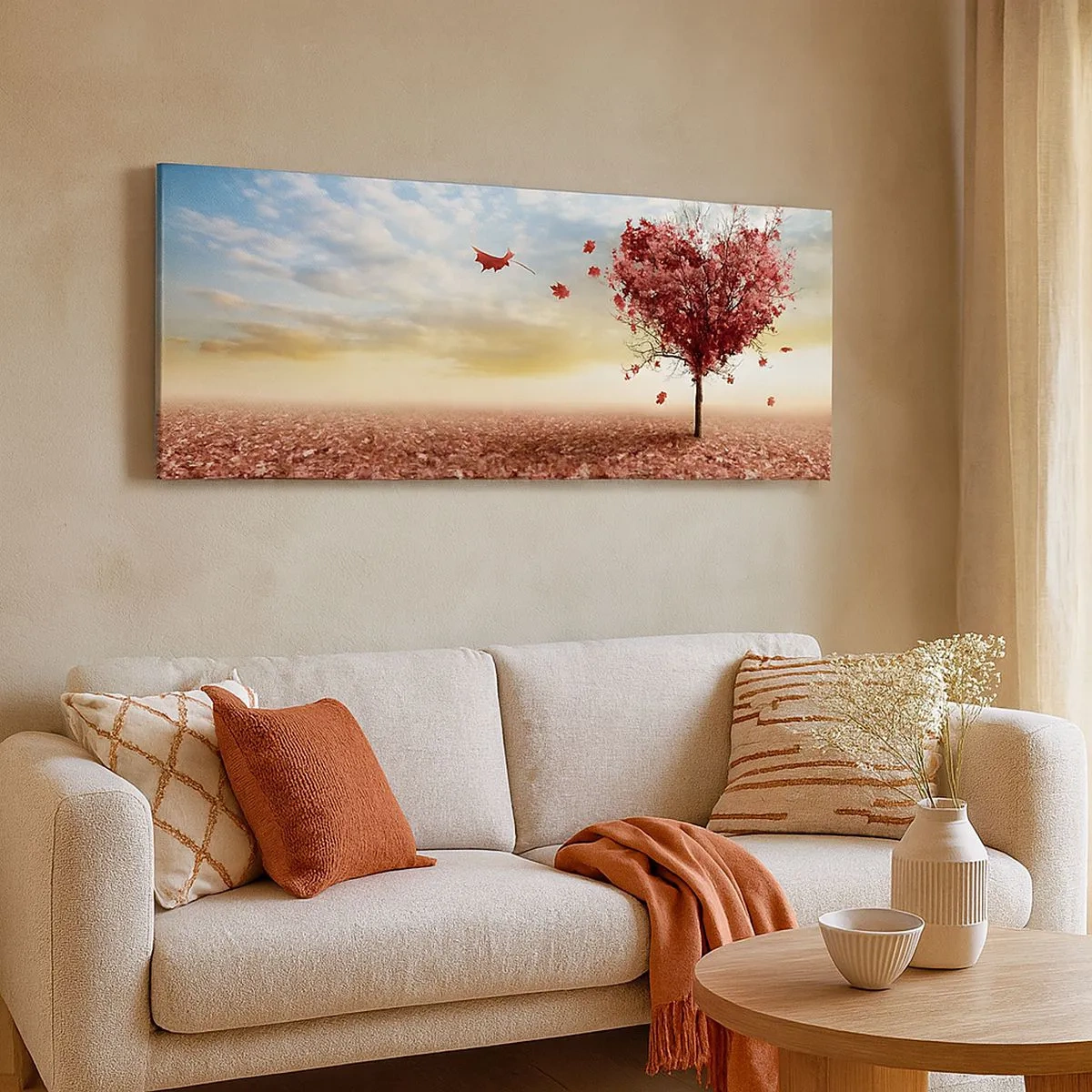 Impression sur toile - Image sur toile - Vous allez aussi aimer l'automne - 100x40 cm