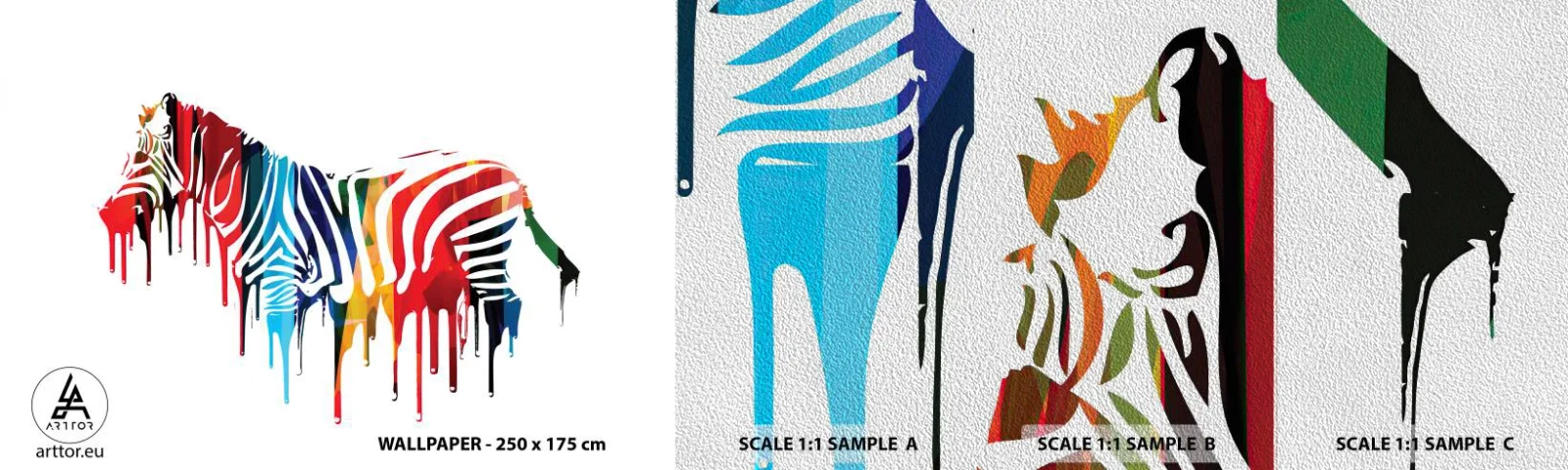 Échantillon de Papier Peint Premium Sand - Pas seulement en noir et blanc - Abstraction, Côtes, Graphique - 100x30 cm