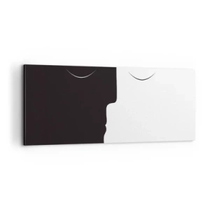 Impression sur toile - Image sur toile - Unité des contraires - 100x40 cm