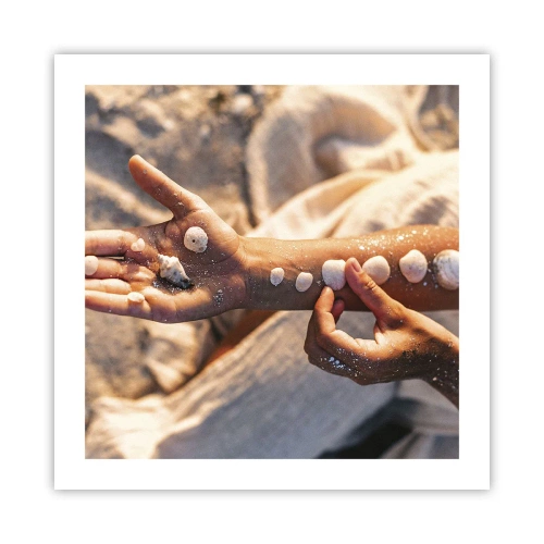 Affiche - Poster - La beauté à portée de main - 50x50 cm