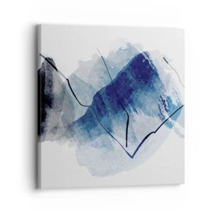 Impression sur toile - Image sur toile - Montagne de glace - 30x30 cm