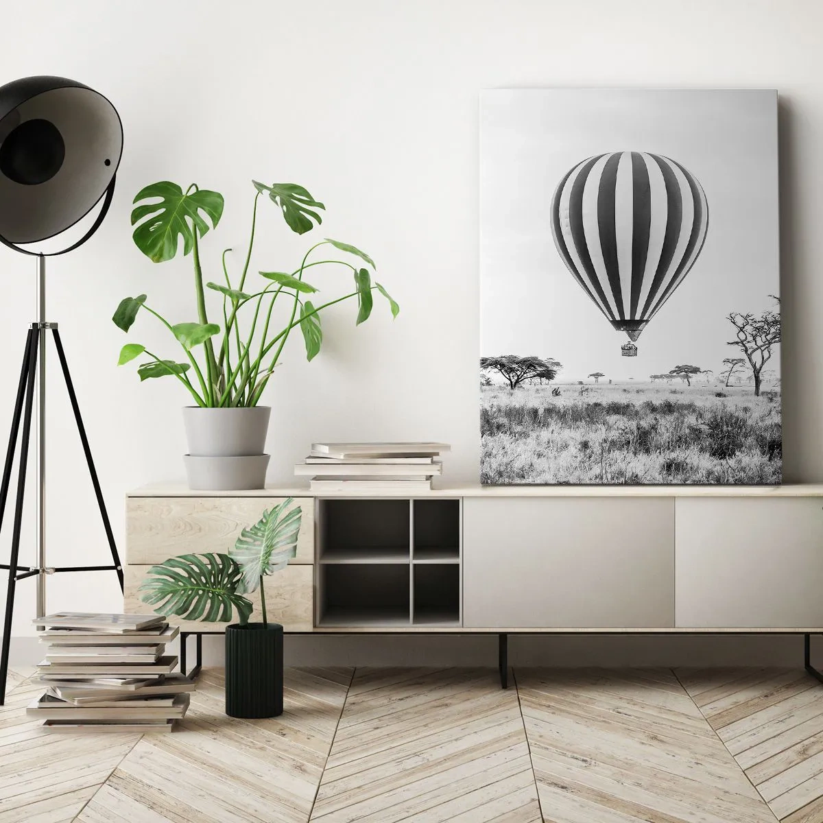 Impression sur toile - Image sur toile - Au dessus de la savane - 70x100 cm