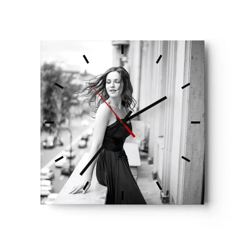 Horloge murale - Pendule murale - Certainement un Parisien - 40x40 cm