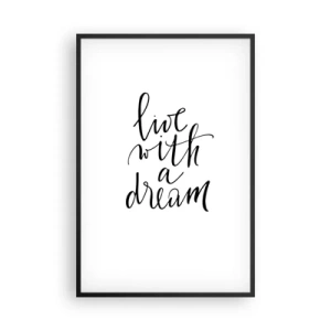 Affiche dans un cadre noir - Poster - Bien sur - 61x91 cm