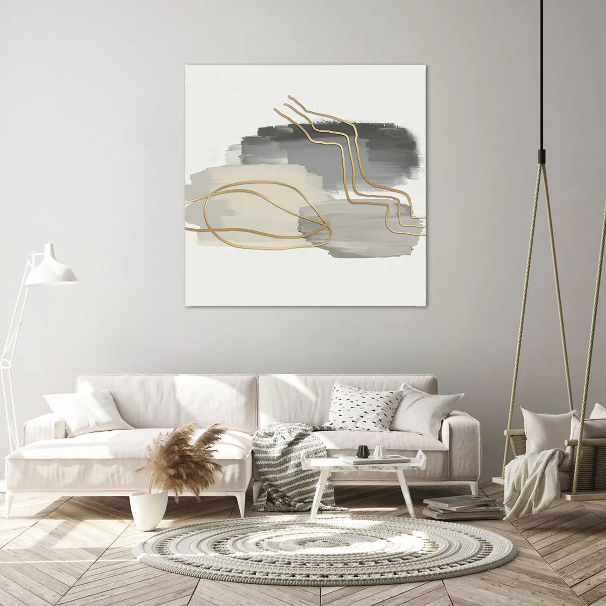 Impression sur toile - Image sur toile - Durée et mouvement - 40x40 cm