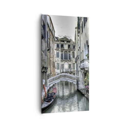 Impression sur toile - Image sur toile - Pendant des siècles dans une réflexion silencieuse - 65x120 cm