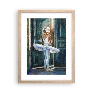 Affiche dans un chêne clair - Poster - Avant le show - 30x40 cm