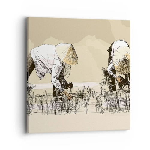 Impression sur toile - Image sur toile - Récolte réussie - 40x40 cm