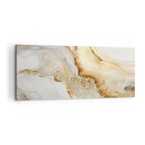 Impression sur toile - Image sur toile - Abstraction : beauté et bonté - 100x40 cm