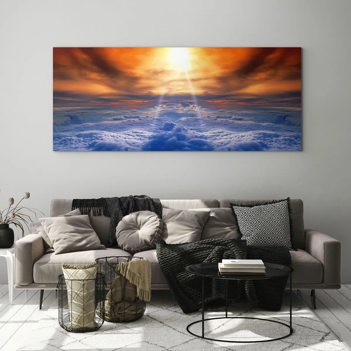 Impression sur verre - Image sur verre - Paysage mystique - 90x30 cm