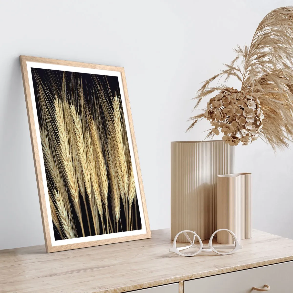 Affiche dans un chêne clair - Poster - Magie rustique - 30x40 cm