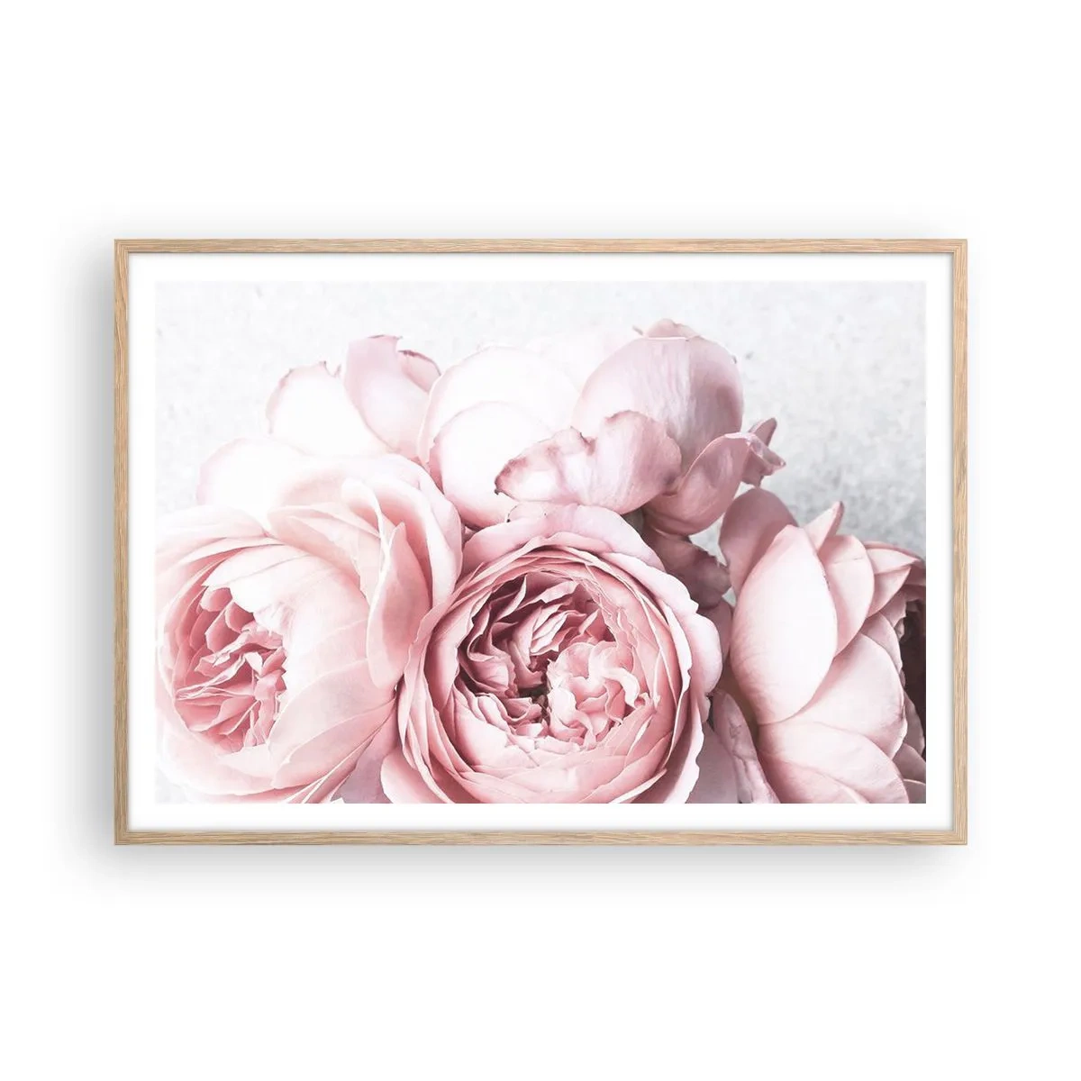 Affiche dans un chêne clair - Poster - Pour les romantiques - 100x70 cm