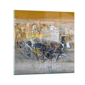 Impression sur verre - Image sur verre - Tout se met en place - 40x40 cm