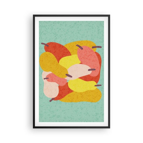 Affiche dans un cadre noir - Poster - Essayez le soleil d'été - 61x91 cm