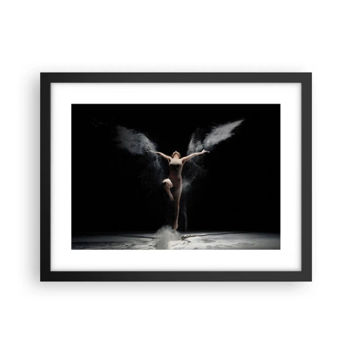 Affiche dans un cadre noir - Poster - Les elfes existent - 40x30 cm