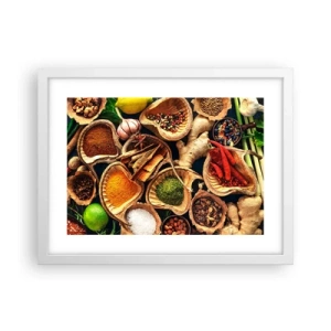 Affiche dans un cadre blanc - Poster - Prends ce que tu veux - 40x30 cm