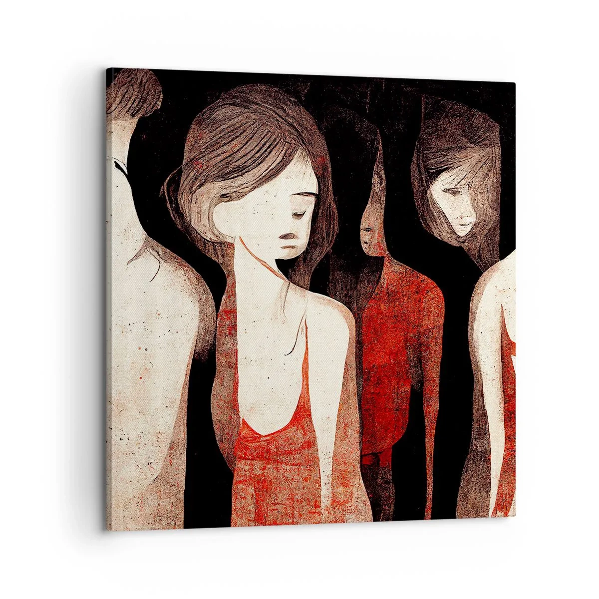 Impression sur toile - Image sur toile - Madones des ténèbres - 60x60 cm