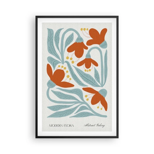 Affiche dans un cadre noir - Poster - Vers la terre, vers le soleil - 61x91 cm