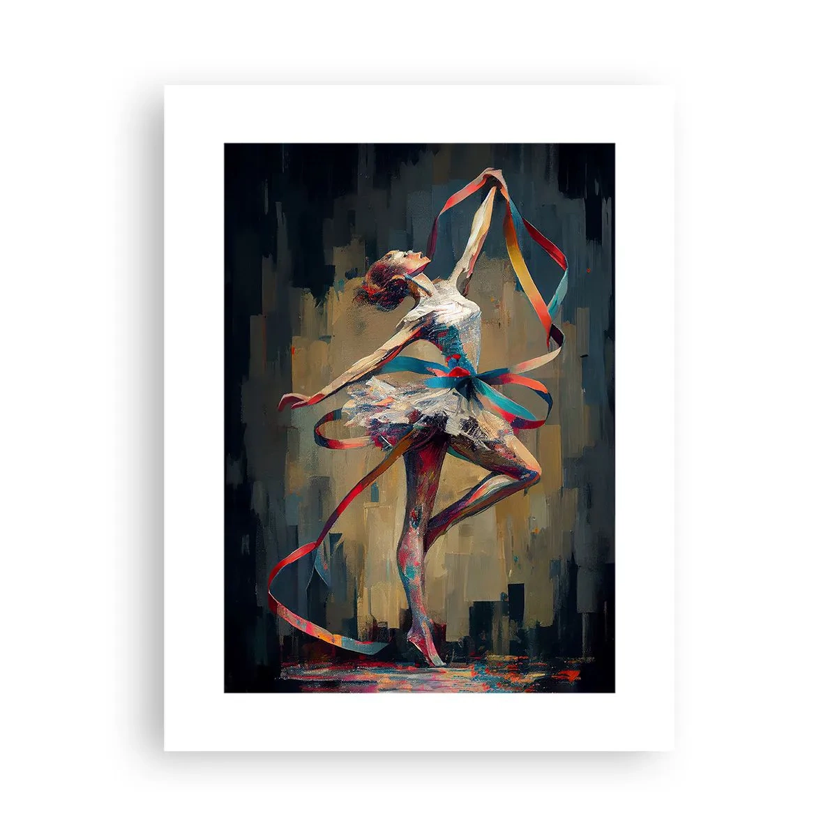 Affiche - Poster - Danse du ruban - 30x40 cm