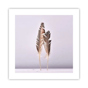 Affiche - Poster - Face au néant - 40x40 cm