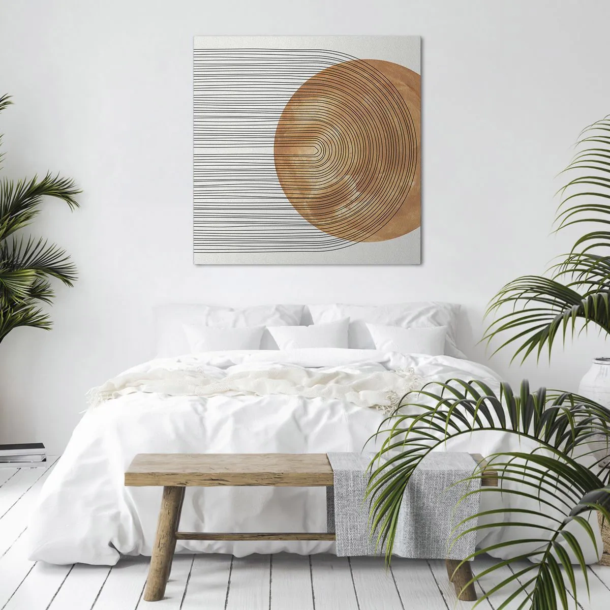 Impression sur toile - Image sur toile - Composition solaire - 60x60 cm