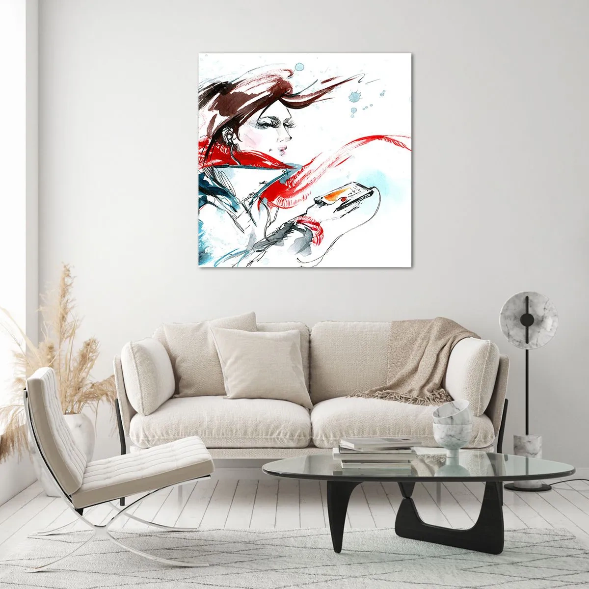 Impression sur verre - Image sur verre - Quelque chose se passe en moi - 70x70 cm