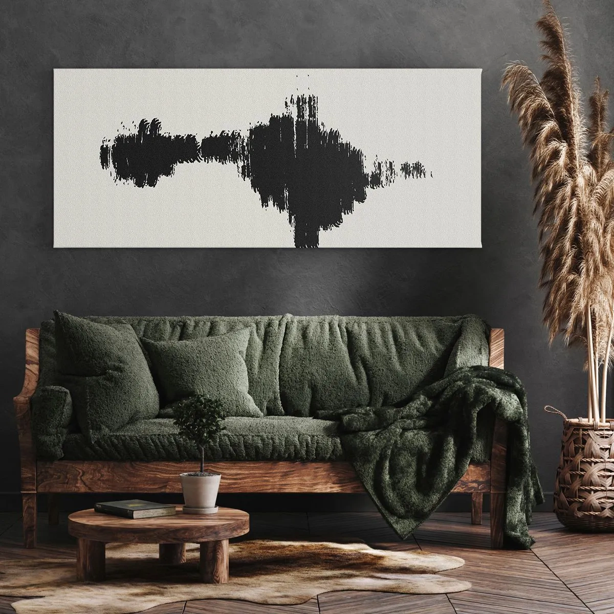 Impression sur toile - Image sur toile - Vibrations de l'imagination - 90x30 cm