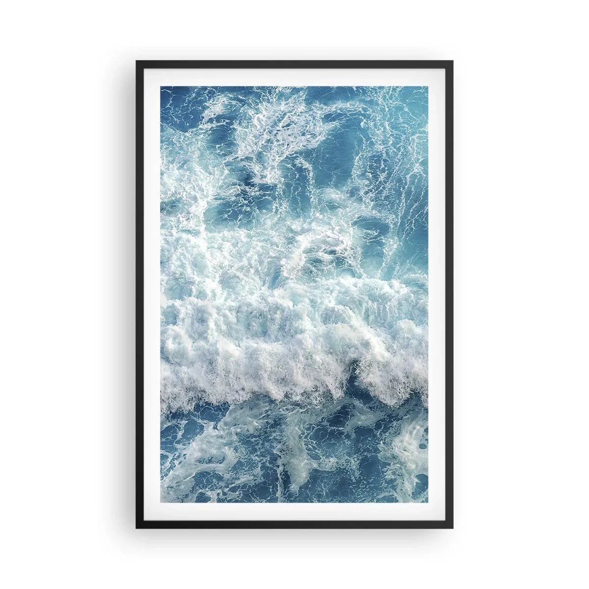 Affiche dans un cadre noir - Poster - Joyeusement et en sautant - 61x91 cm