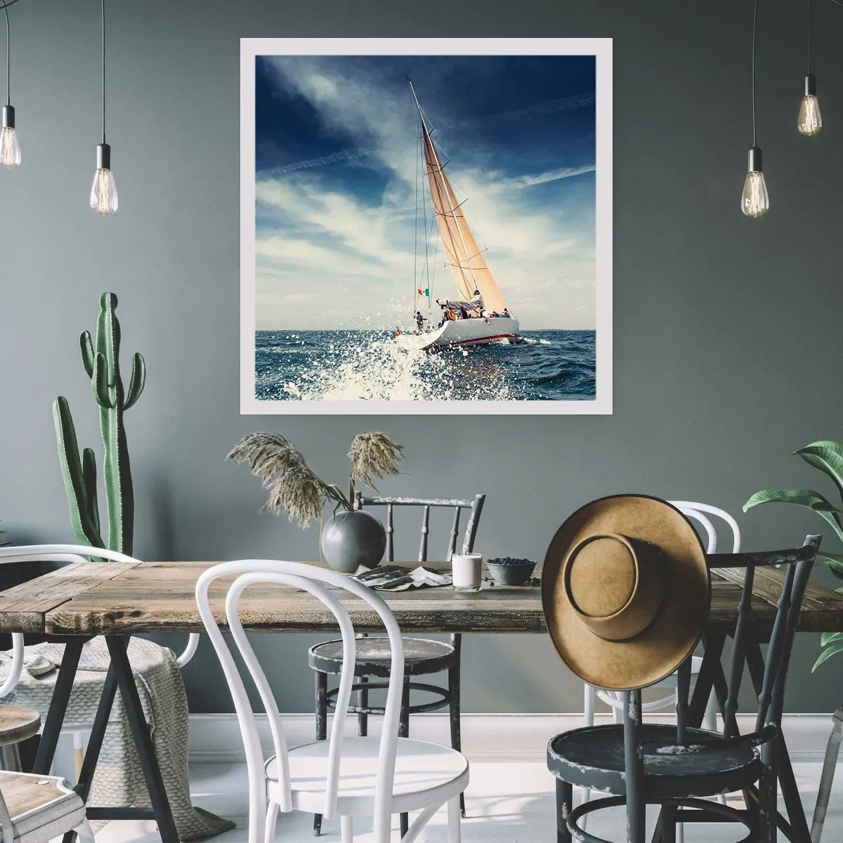 Affiche - Poster - Ils ne nous rattraperont pas ! - 40x40 cm