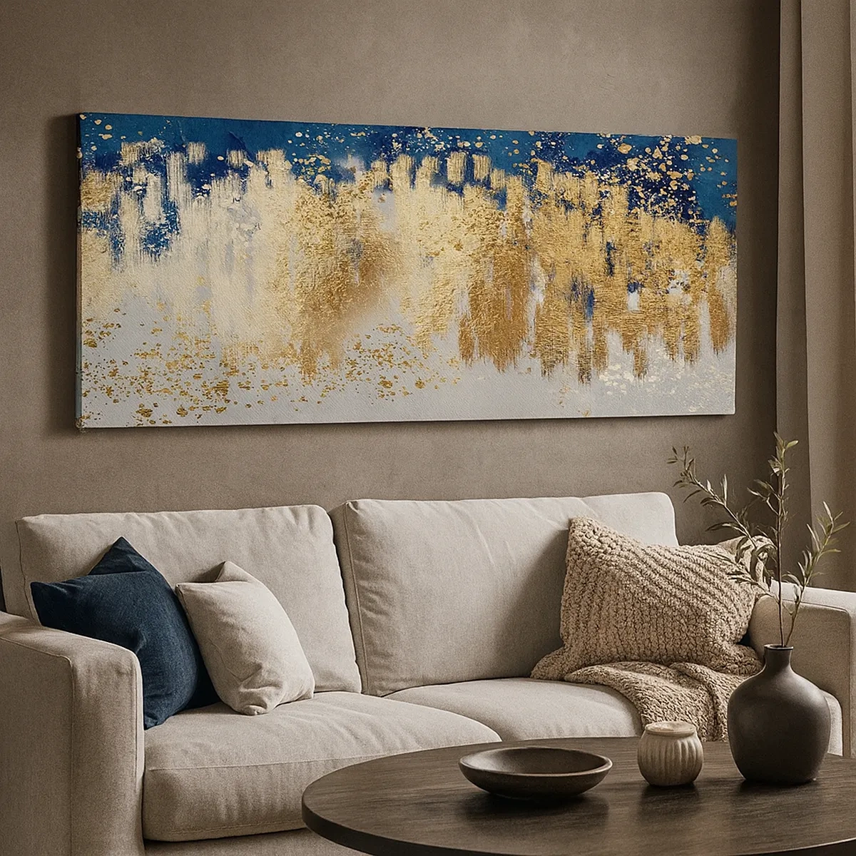 Impression sur toile - Image sur toile - Une composition moderne et pétillante - 30x30 cm