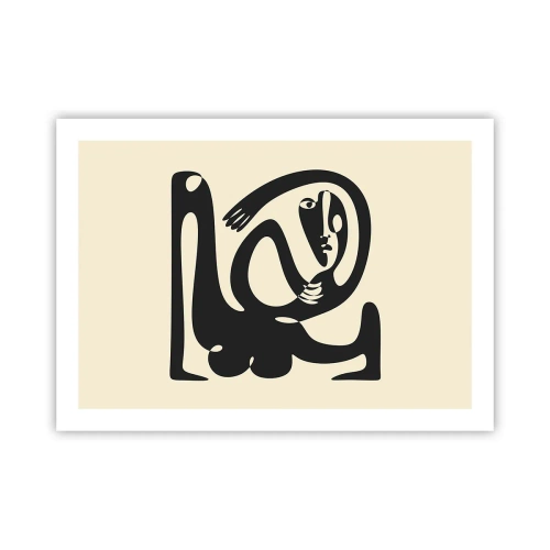 Affiche - Poster - Presque du Picasso - 70x50 cm