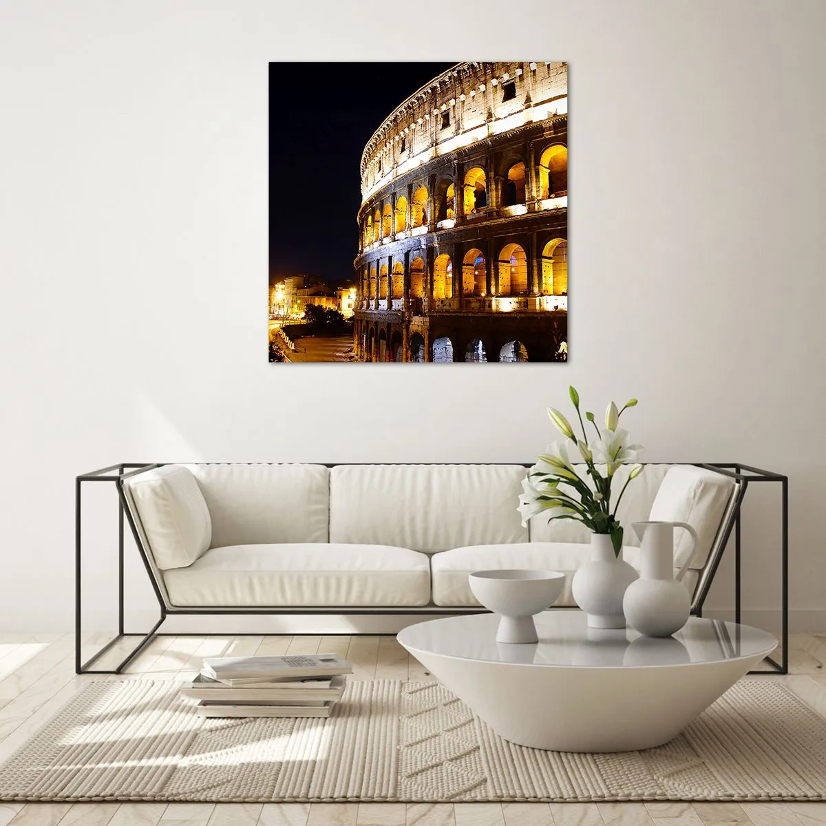 Impression sur verre - Image sur verre - Il est temps de commencer les Jeux - 60x60 cm