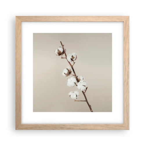 Affiche dans un chêne clair - Poster - A la source de la douceur - 30x30 cm