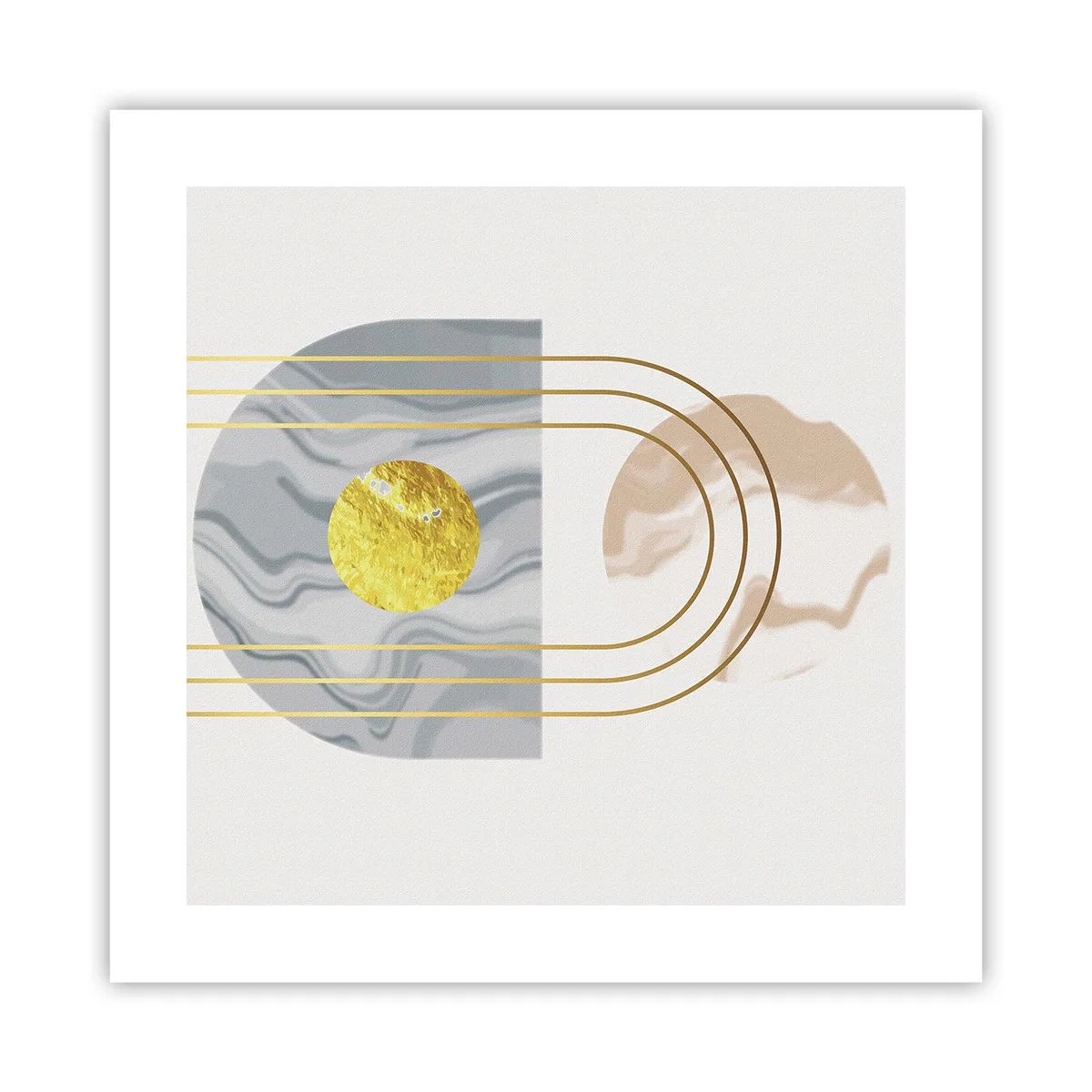 Affiche - Poster - Clareté et brillance - 40x40 cm