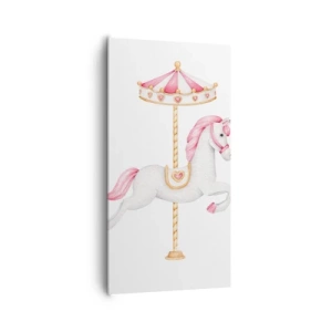 Impression sur toile - Image sur toile - Les sabots en avant - 65x120 cm