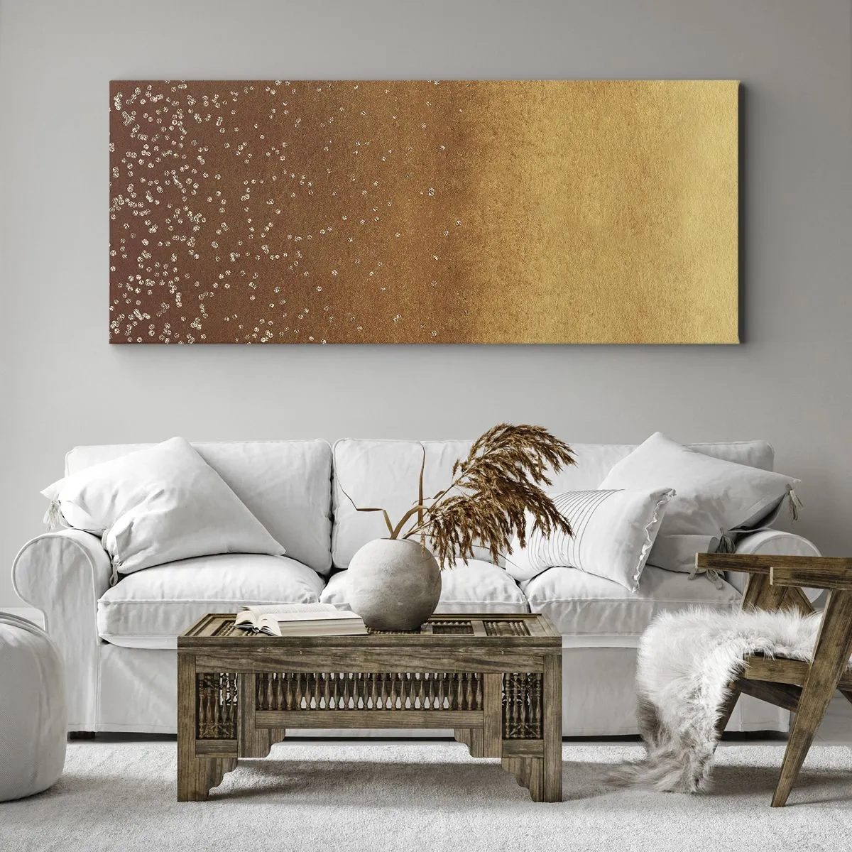 Impression sur toile - Image sur toile - Origine du monde - 100x40 cm