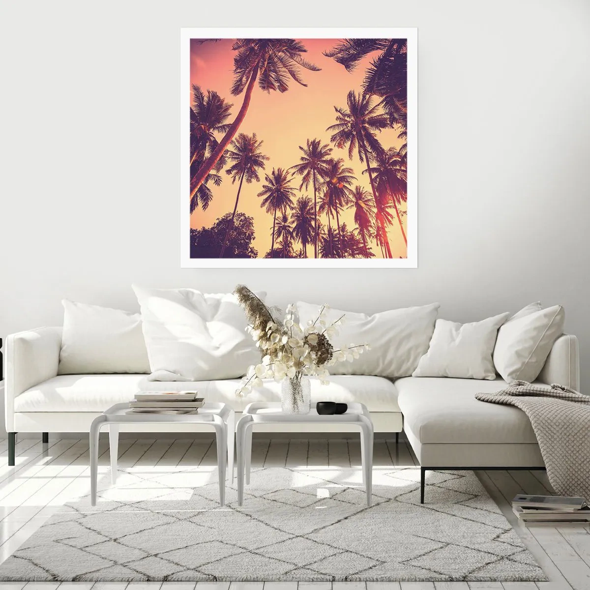 Affiche - Poster - Variation tropicale - 60x60 cm